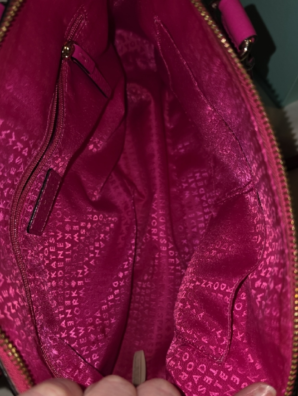 kate spade Hot Pink Dome Satchel with Crossbody Strap - Picture 4 of 6